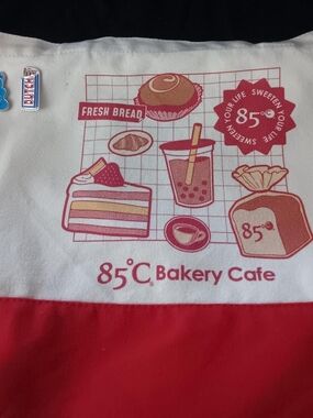 Red & White Tote Bag